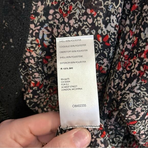 Free People Lola Ditsy Floral Print Kimono Flowy Top, Size Medium NWT - Picture 12 of 14